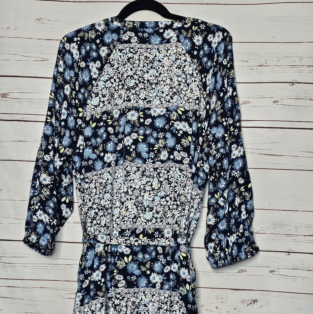 Lane Bryant Floral Self Tie Midi Dress - Picture 4 of 14